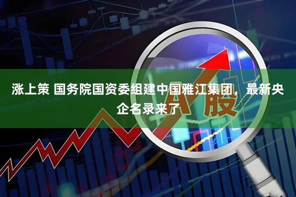 涨上策 国务院国资委组建中国雅江集团，最新央企名录来了