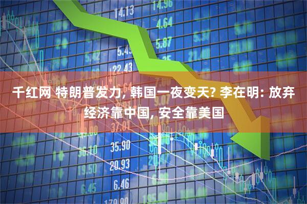 千红网 特朗普发力, 韩国一夜变天? 李在明: 放弃经济靠中国, 安全靠美国